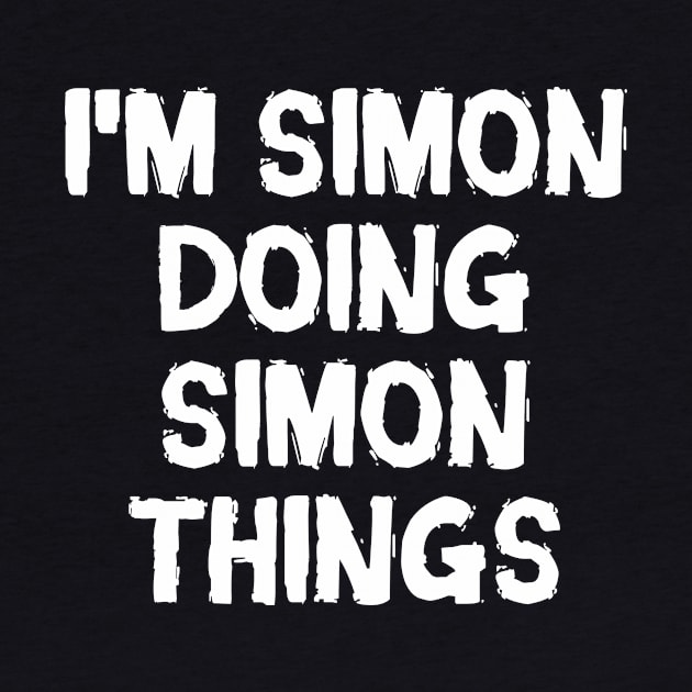 I'm Simon doing Simon things by hoopoe